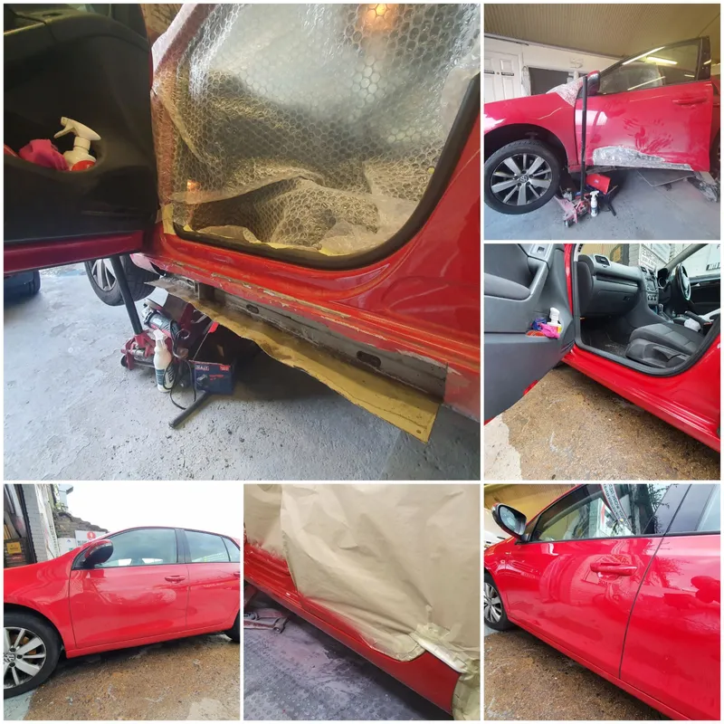 Bodywork repair underway at JD Autobodywork