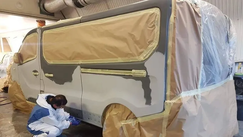 Recent workshop job at JD Autobodywork